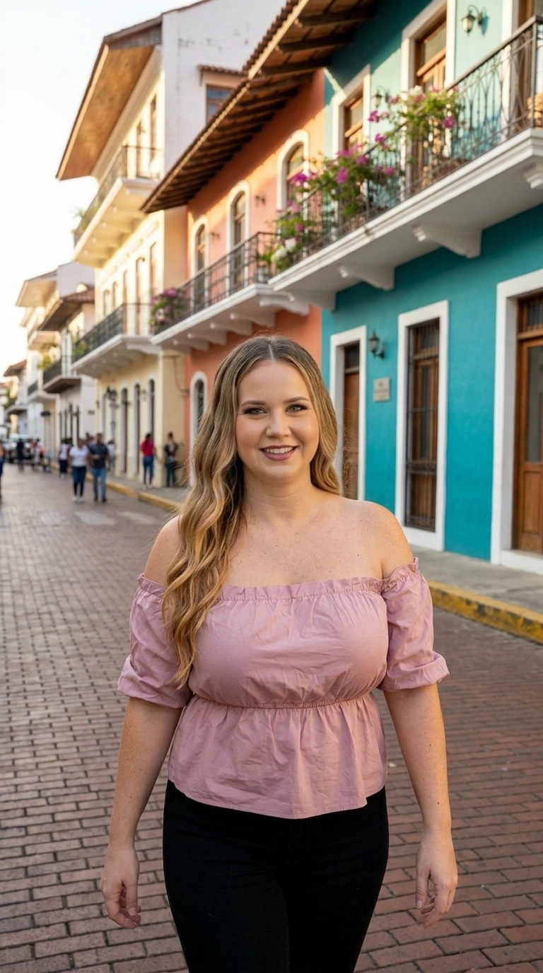 Katie Thornton in Panama City